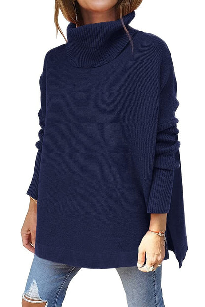 Violet | Turtleneck Tummy Covering Sweater