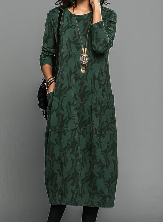 DINA | ELEGANT TUMMY COVERING WINTER DRESS