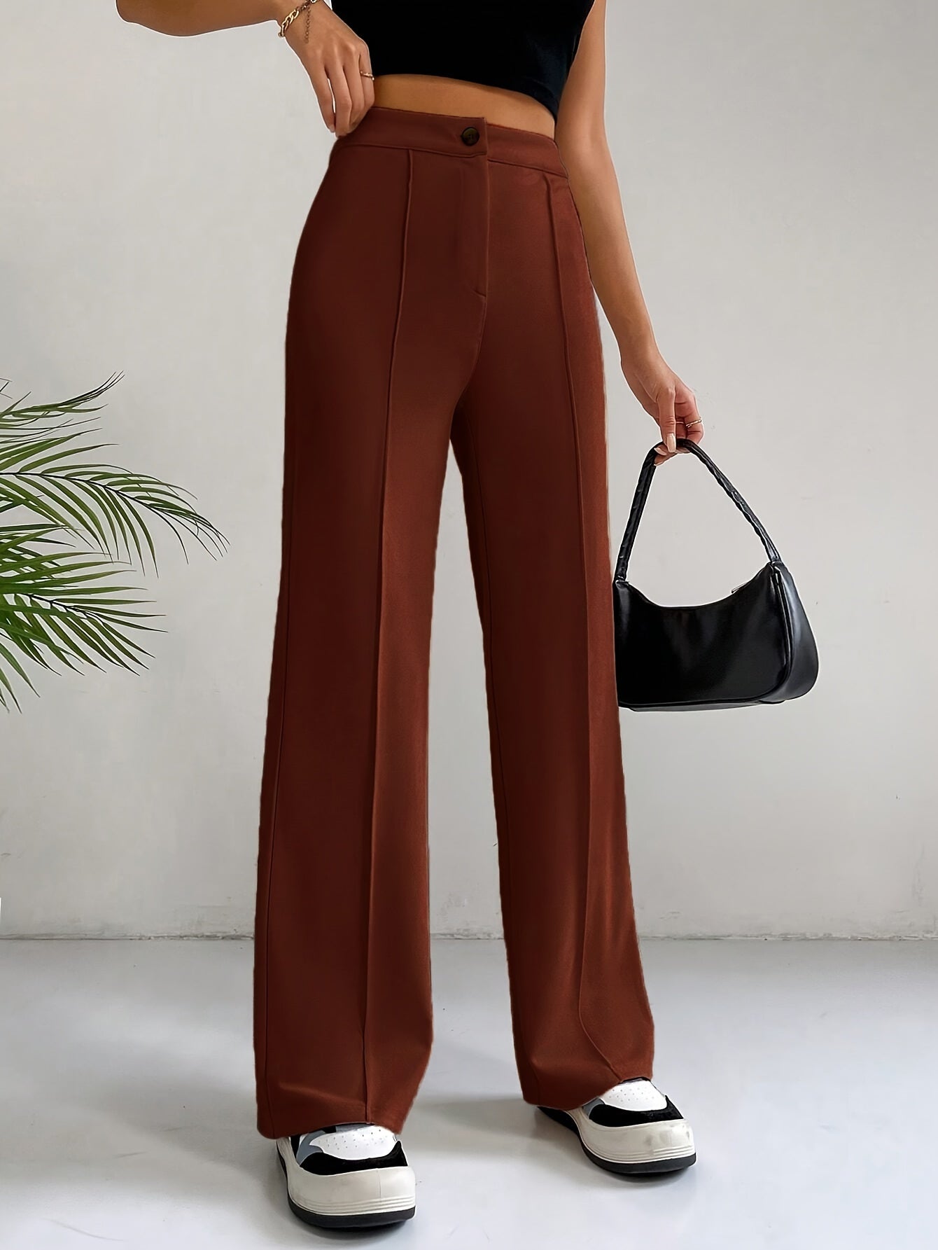 Emma | Trendy High-Waist Pants