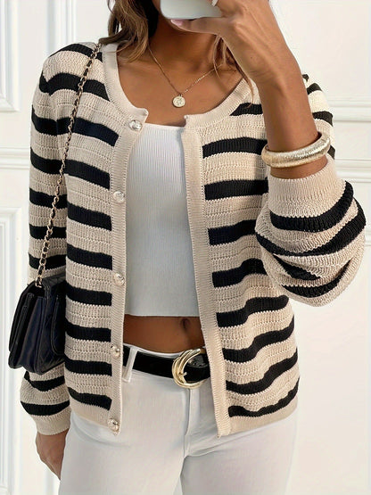 LORRAINE | TIMELESS STRIPED CARDIGAN