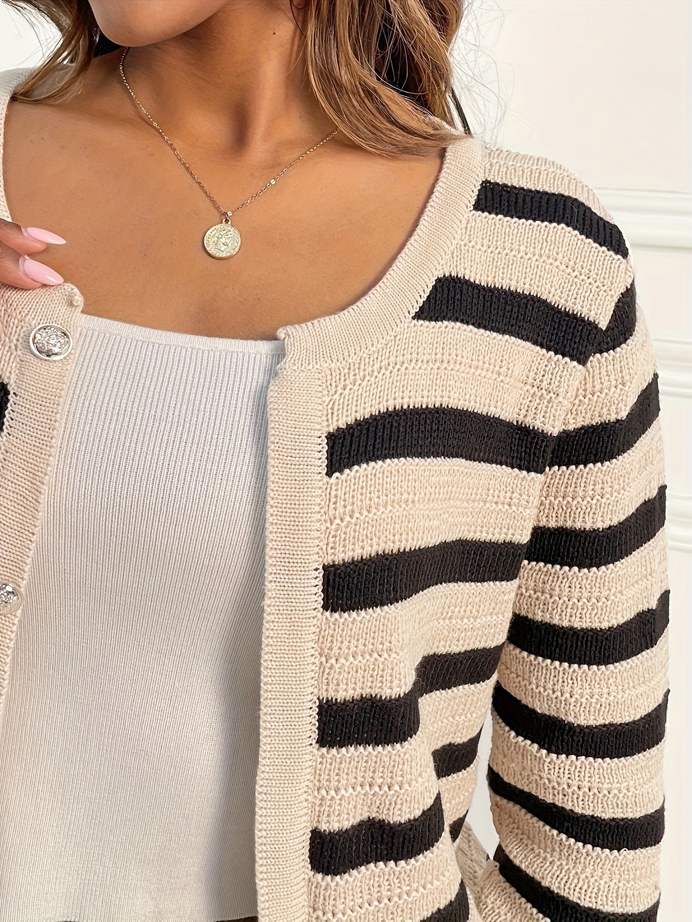 LORRAINE | TIMELESS STRIPED CARDIGAN