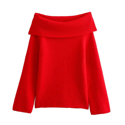 Maeve & Co™ - Off-Shoulder Knit Sweater