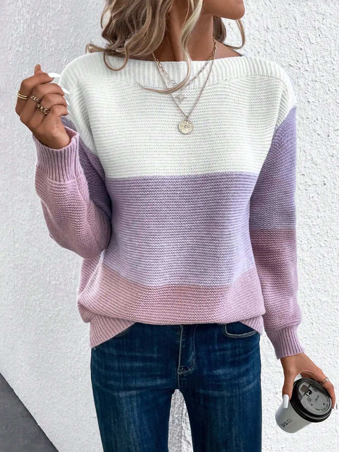 Aulora™ | Ombre Knit Sweater