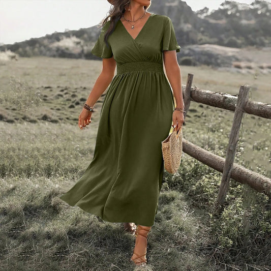 ALANA | Elegant Maxi Dress With Tummy Coverage