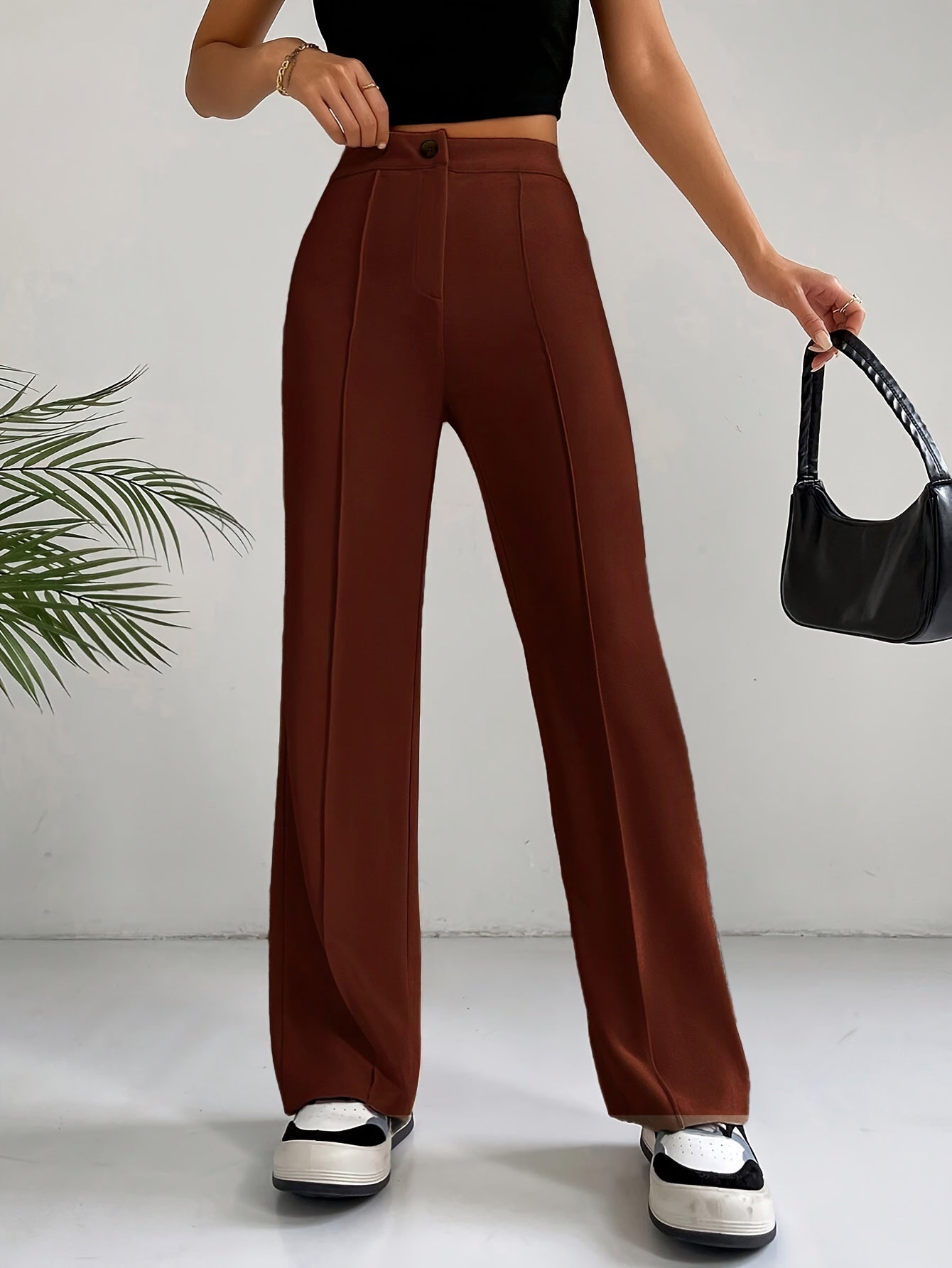 Emma | Trendy High-Waist Pants