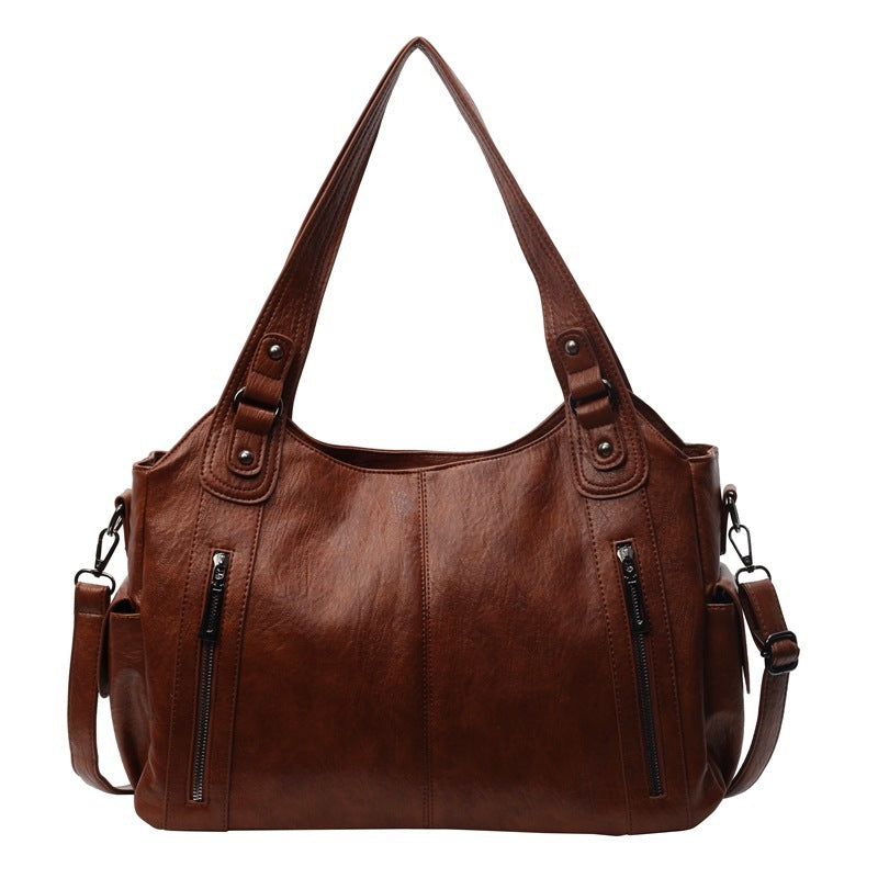 Viola Leather Tote Bag