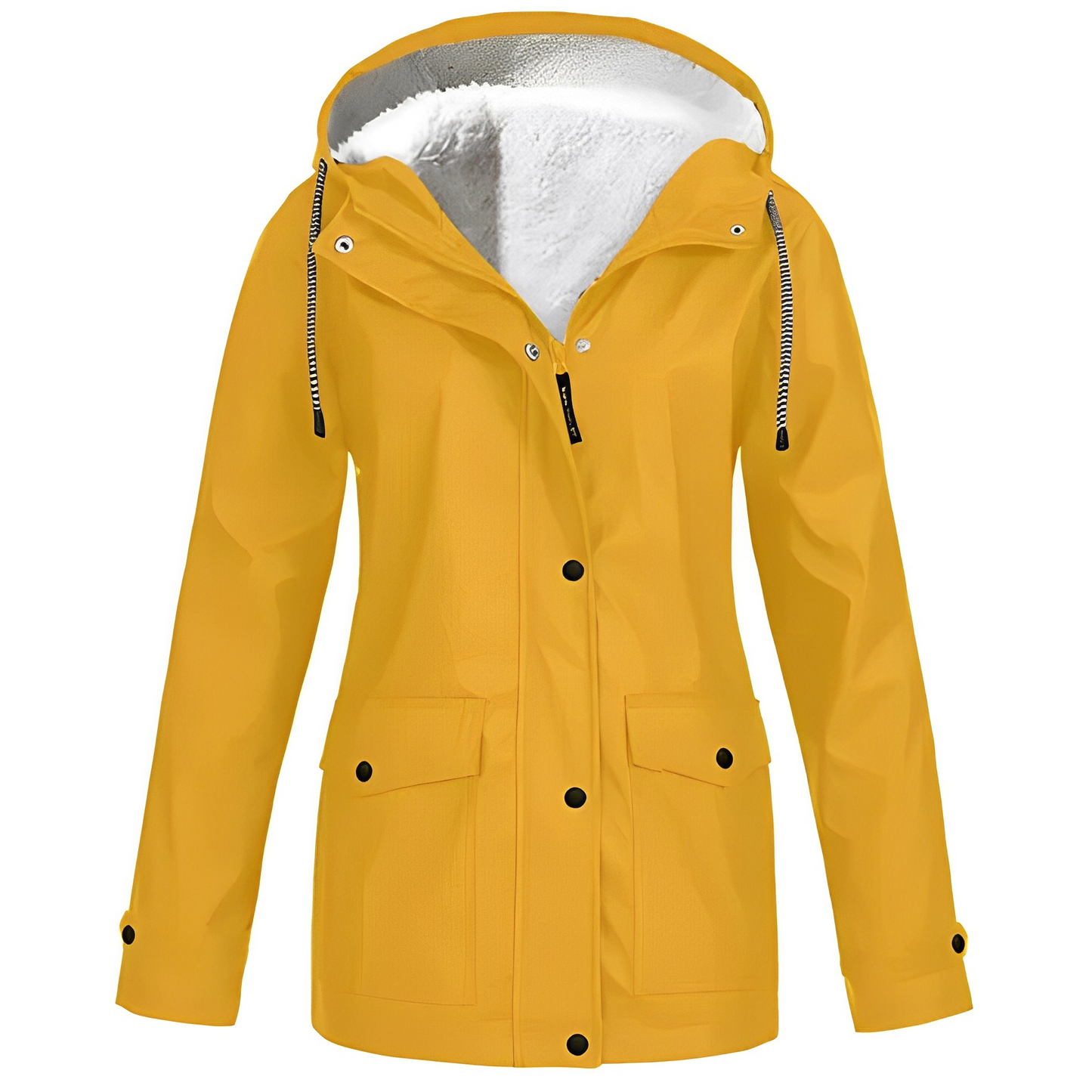 Elsa | Stylish & Warm Fleece-lined Rain Coat