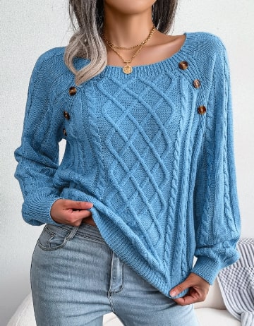 Harlow | Cable Knit Sweater