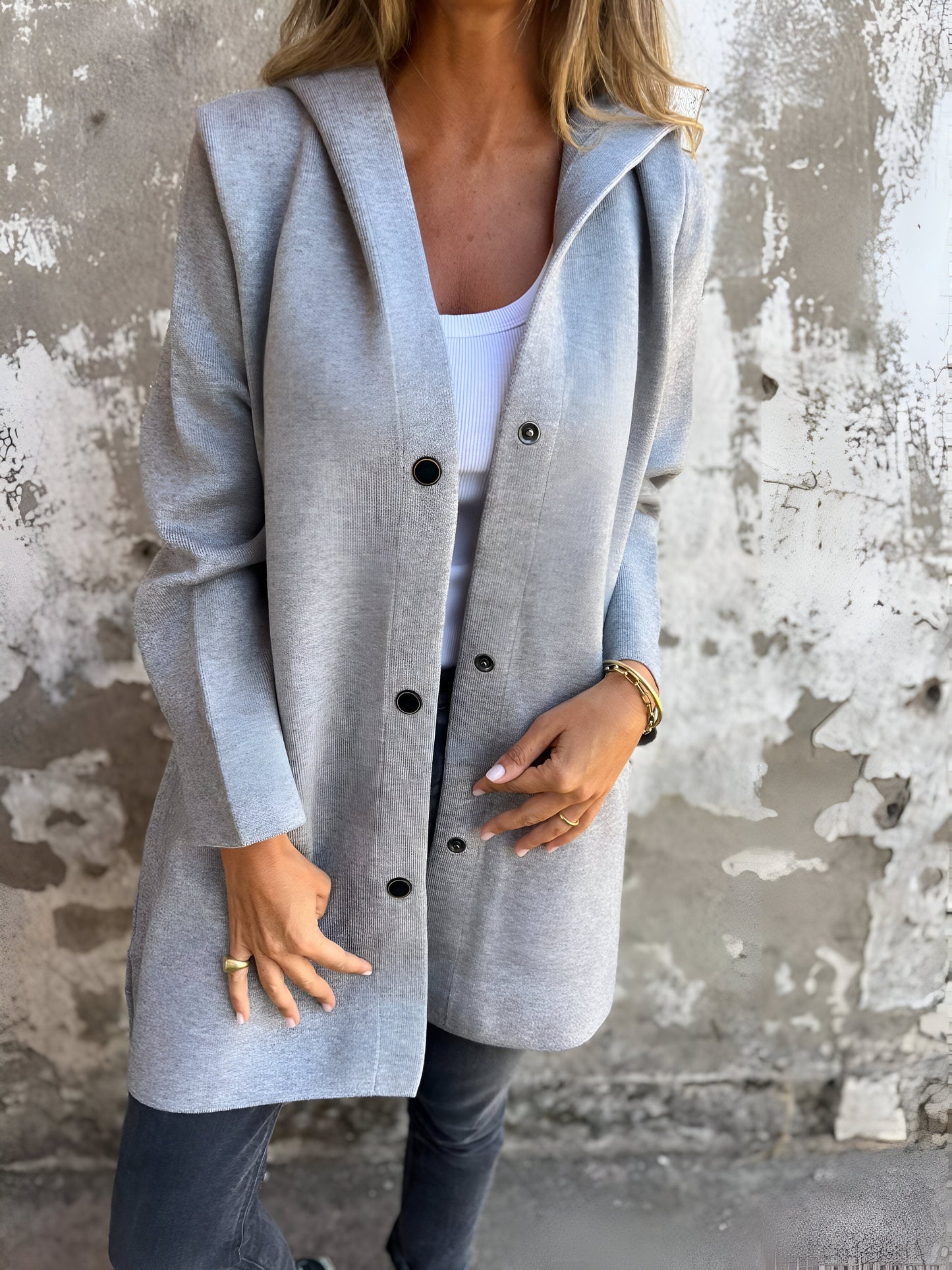 Charlotte | Casual hooded cardigan