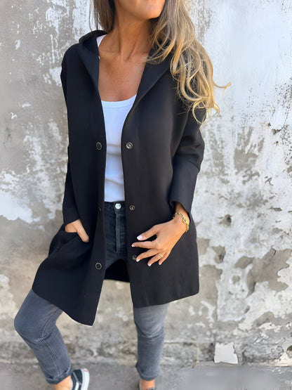 Charlotte | Casual hooded cardigan